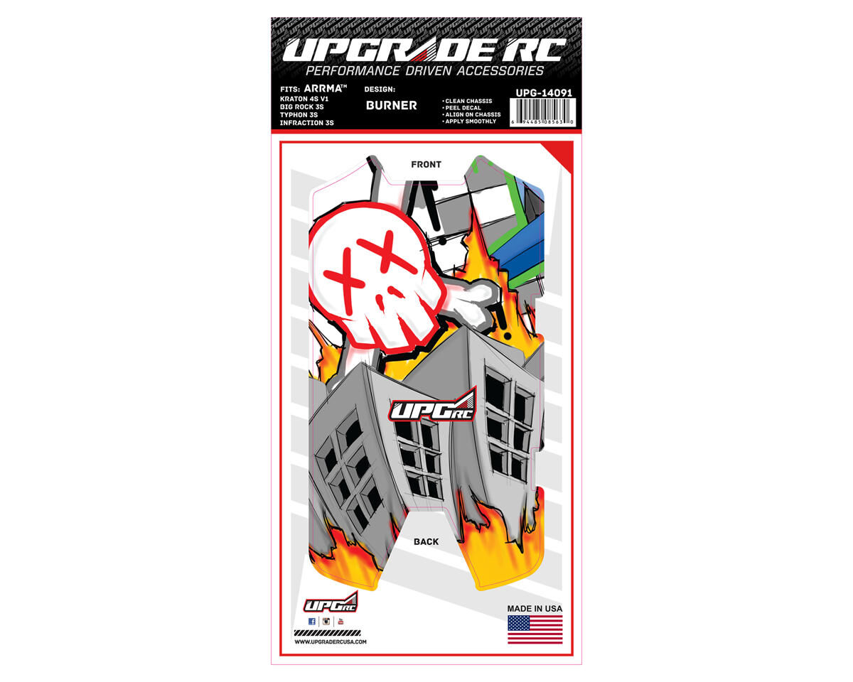 UPG-14091 Chassis Protector for ARRMA™ 3S (Burner) (1) UPGRADE RC