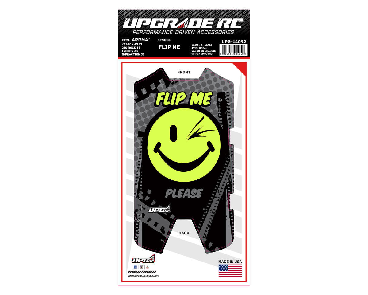 UPG-14092 Chassis Protector for ARRMA™ 3S (Flip Me) (1) UPGRADE RC