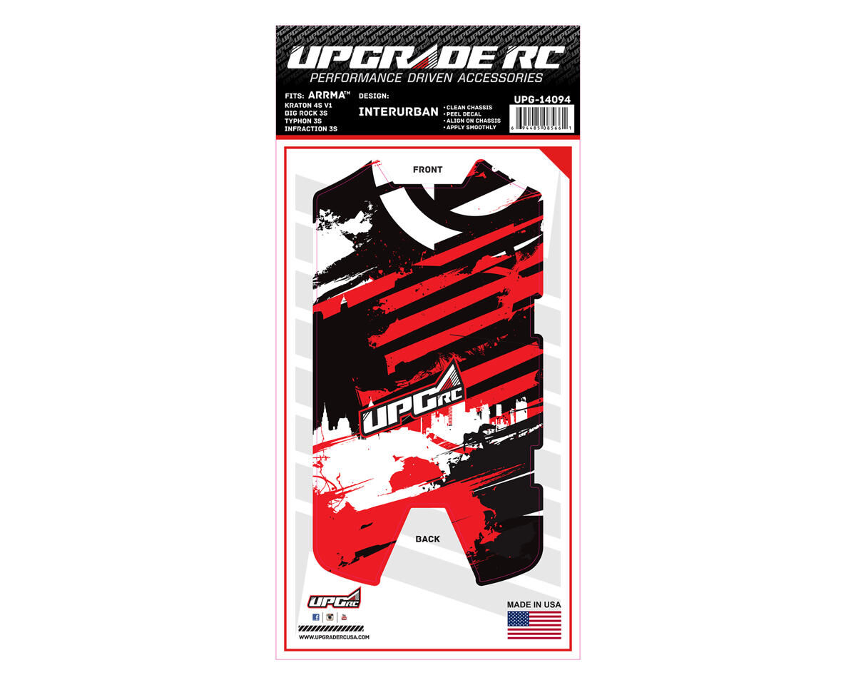 UPG-14094 Chassis Protector for ARRMA™ 3S (InterUrban) (1) UPGRADE RC