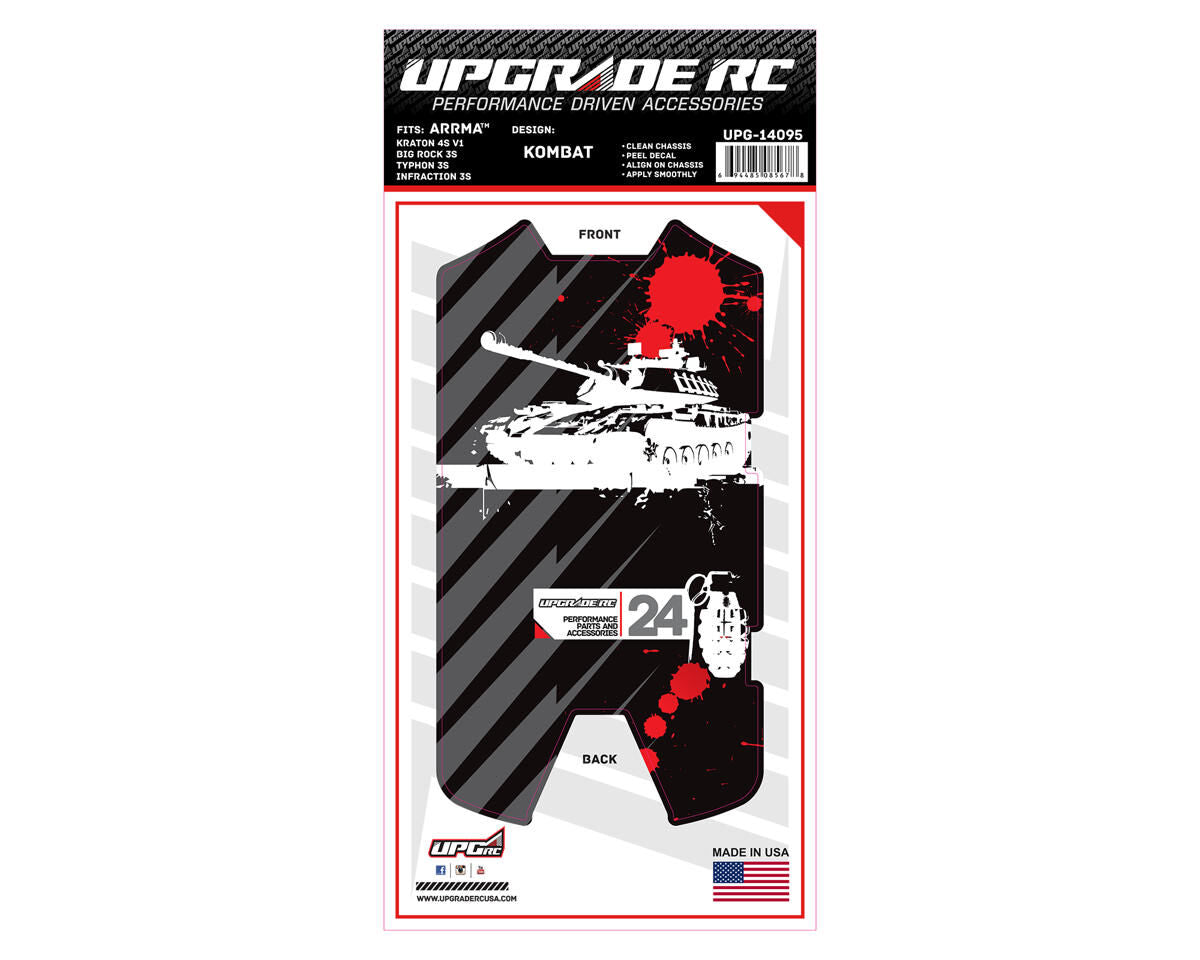 UPG-14095 Chassis Protector for ARRMA™ 3S (Kombat) (1) UPGRADE RC