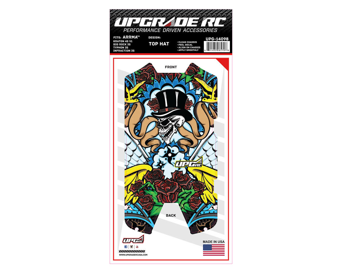 UPG-14098 Chassis Protector for ARRMA™ 3S (TopHat) (1) UPGRADE RC