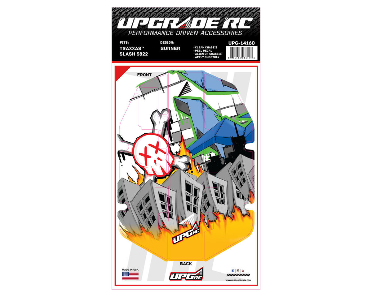 UPG-14160 UpGrade RC Chassis Protector for Traxxas® Slash® 2WD (Burner) (1) UPGRADE RC