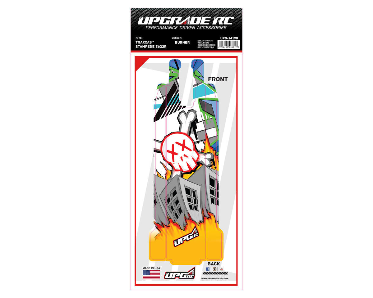 UPG-14198 UpGrade RC Chassis Protector for Traxxas® Stampede® 2WD (Burner) (1) UPGRADE RC