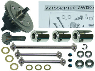 GV V21552 V8 SUPERCARS 2WD TO 4WD CONVERSION KIT GV