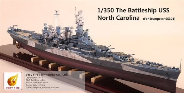 Very Fire 1/350 USS North Carolina Detail Up Set (For Trumpeter) VF350002