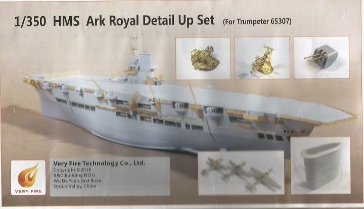 Very Fire 1/350 HMS Royal Ark Detail Up Set (For Merit 65307) VF350004
