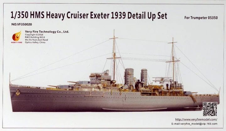 Very Fire 1/350 HMS Exeter Detail Up Set (For Trumpeter 05350) VF350020