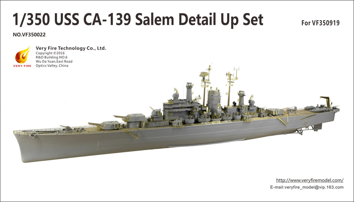 Very Fire 1/350 USS Salem Detail Up Set (For Very Fire VF350918) VF350022