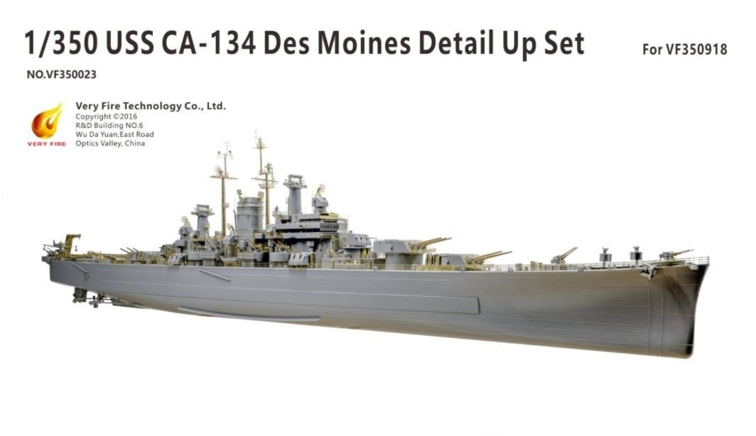 Very Fire 1/350 USS Des Moines Detail Up Set (For VeryFire VF350919) VF350023