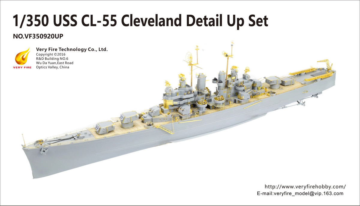 Very Fire 1/350 USS Cleveland cruiser over-modified (adapted to VF350920) VF350920UP