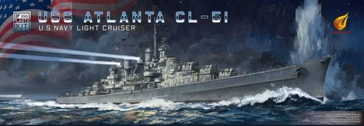 Very Fire 1/350 USS Atlanta DX version Plastic Model Kit VF350922DX