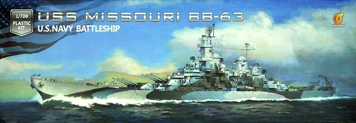 Very Fire 1/700 USS Missouri BB-63 Battleship Plastic Model Kit VF700909