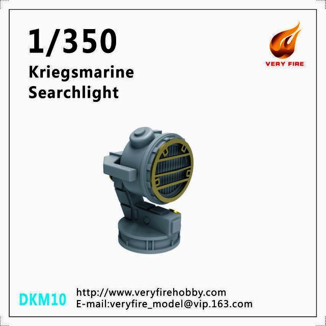 Very Fire 1/350 DKM Searchlight (6 sets) VFDKM10