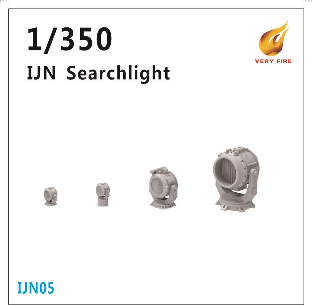 Very Fire 1/350 IJN Searchlight (3 types, 16 sets) VFIJN05