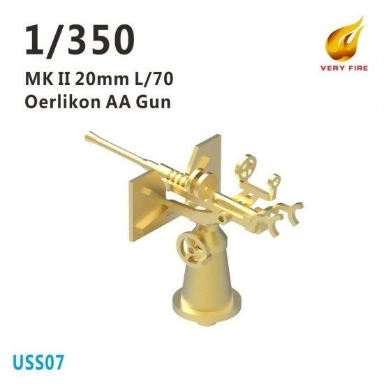 Very Fire 1/350 USS 20mm Oerlikon AA Guns (16 sets) VFUSS07