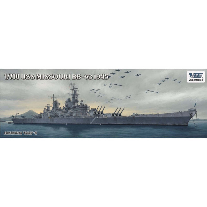 VH-E57003 Vee Hobby 1/700 Missouri Battleship BB-63 1945 Deluxe Edition Plastic Model Kit