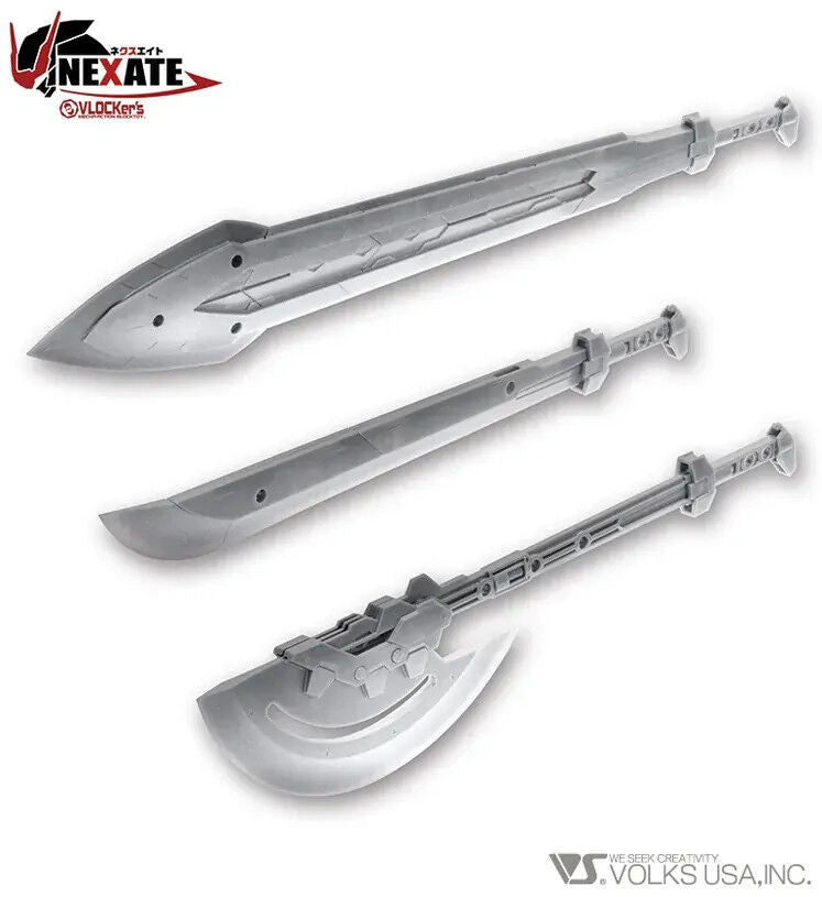 VLOCKer's NEXATE Weapons Set 01 Silver ver. VL-22629