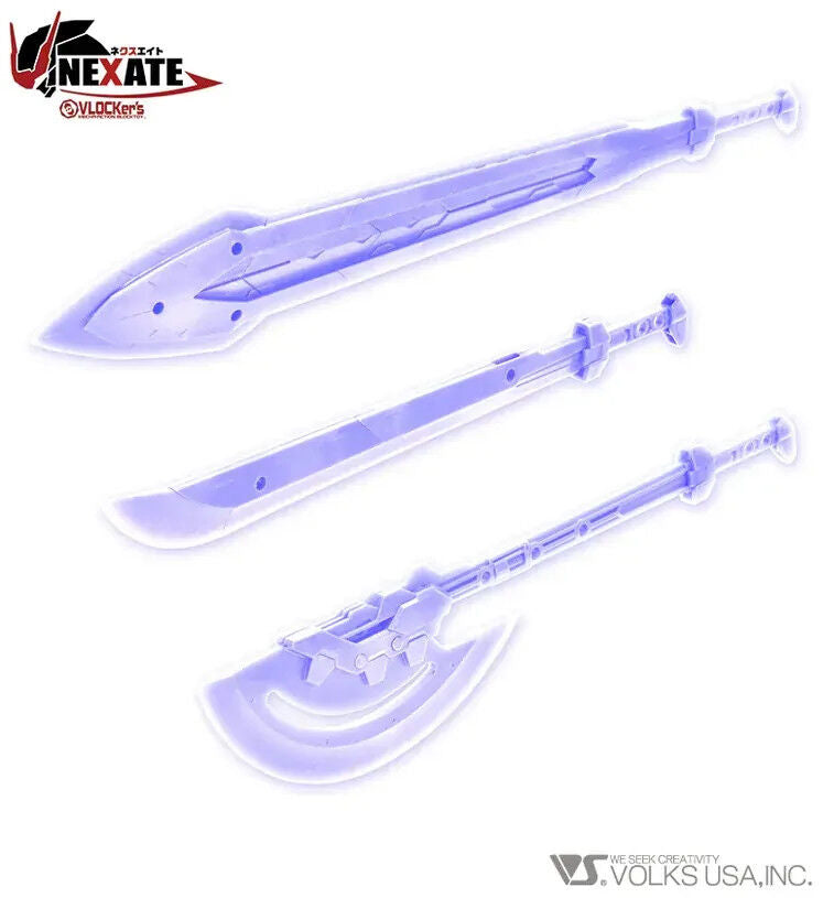 VLOCKer's NEXATE Weapons Set 01 Clear Blue ver. VL-22630