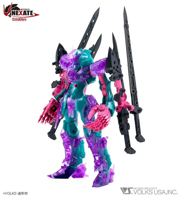 VLOCKer's NEXATE PRIME V-RAID Green/Clear Purple ver. Plastic Model Kit VL-22660