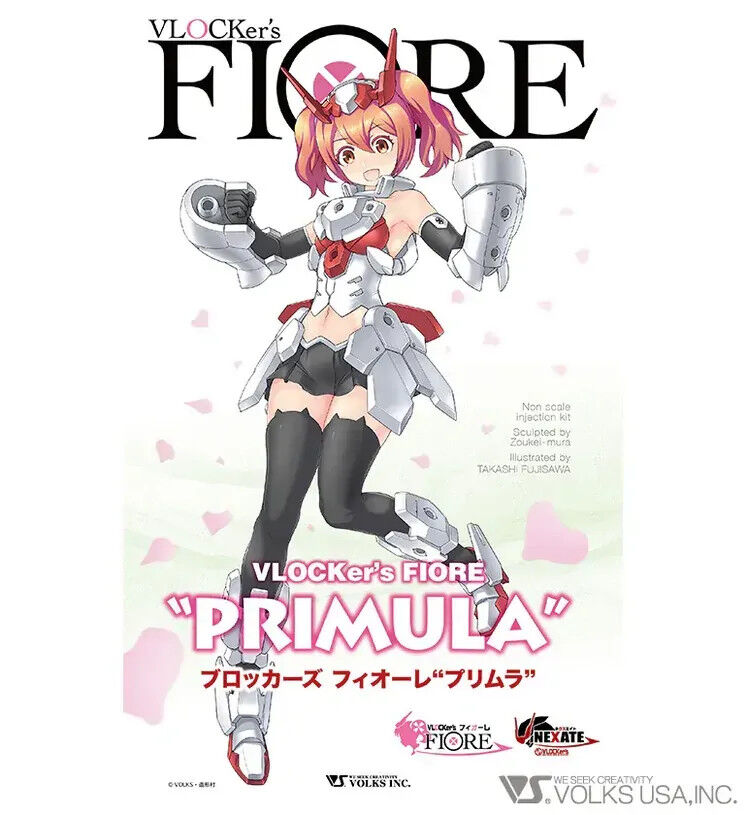VLOCKer's FIORE Primula Plastic Model Kit VL-22687