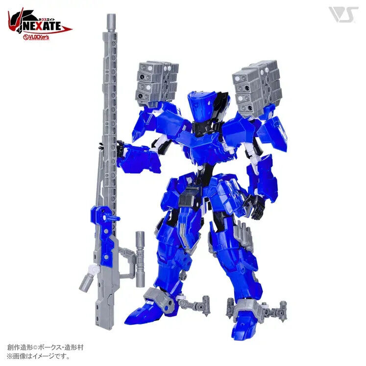 VLOCKer's NEXATE PRIME V-LAST Armor Parts Set Black/Blue ver. VL-22972