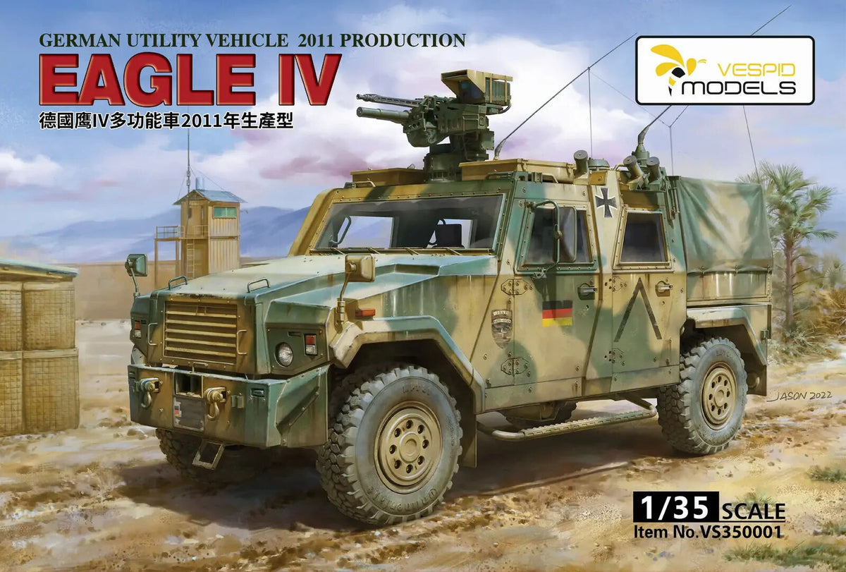 Vespid 1/35 German Eagle IV Utility Vehicle 2011 production Plastic Model Kit VS350001