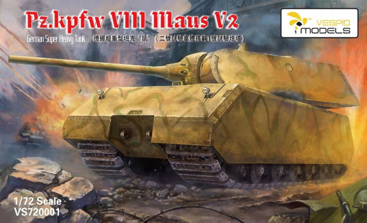 VS720001 Vespid 1/72 MAUS Plastic Model Kit Vespid