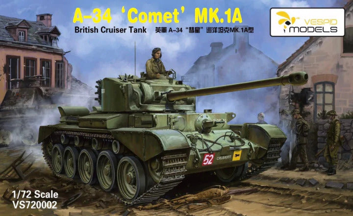 VS720002 Vespid 1/72 A34 Comet Mk.1A Plastic Model Kit