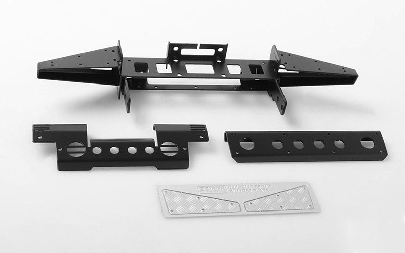 VVV-C0283 Metal Front Bumper for Gelande II D90/D110 RC 4WD