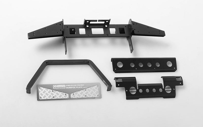 VVV-C0285 Metal Front Bumper w/Stinger for Gelande II D90/D110 RC 4WD