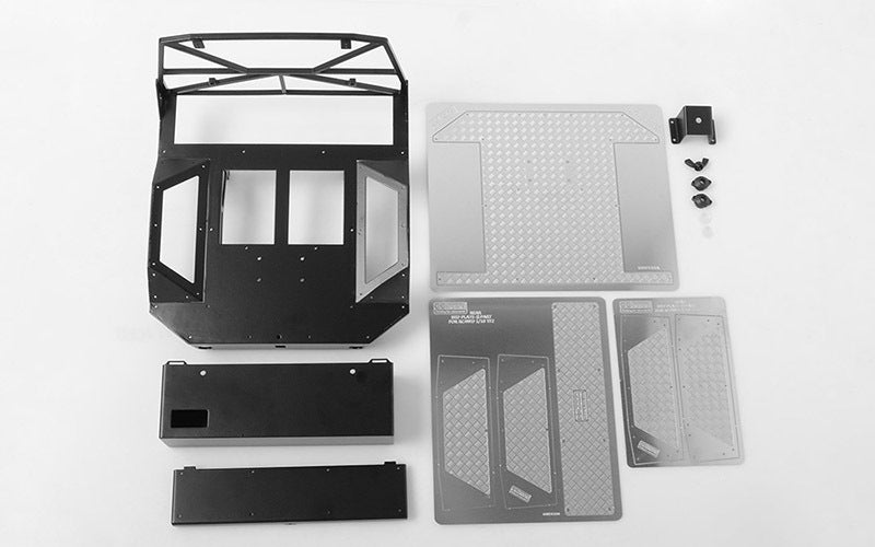 VVV-C0298 Rear Tube Bed for Trail Finder 2 (Black Style B) RC 4WD