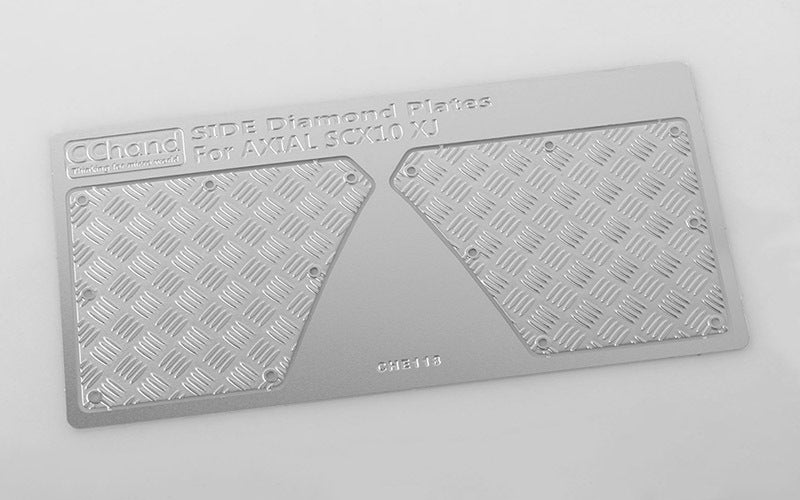 VVV-C0305 Rear Diamond Plates for Axial SCX10 XJ RC 4WD