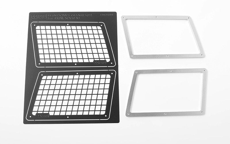 VVV-C0307 Rear Window Guards for Axial SCX10 XJ (Style B) RC 4WD
