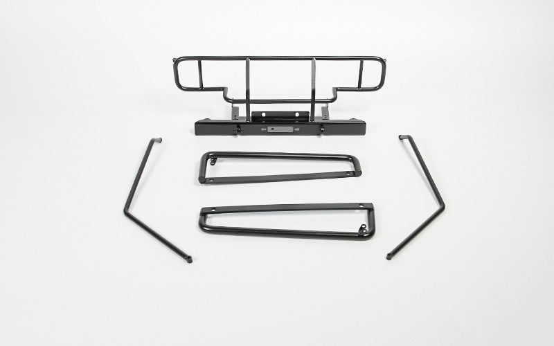 VVV-C0327 Rhino Bumper, Sliders and Bumper Extension Package for Gelande 2 Cruiser (Black) RC 4WD