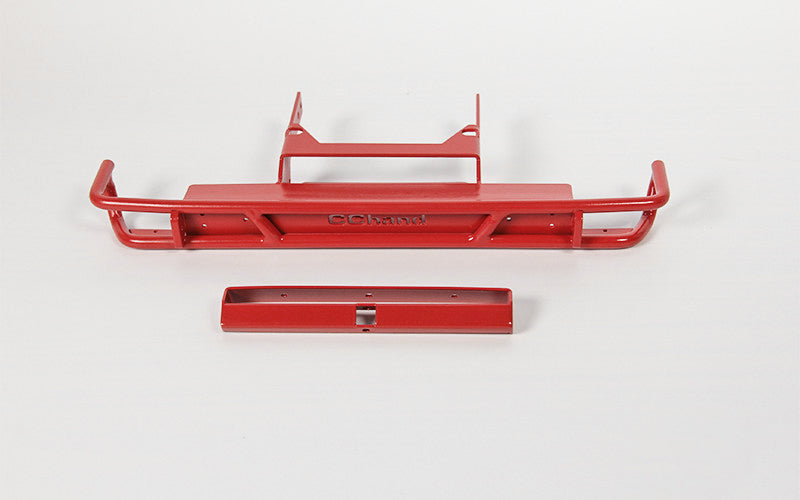 VVV-C0341 Tube Rear Bumper for Axial SCX10 II XJ (Red) RC 4WD
