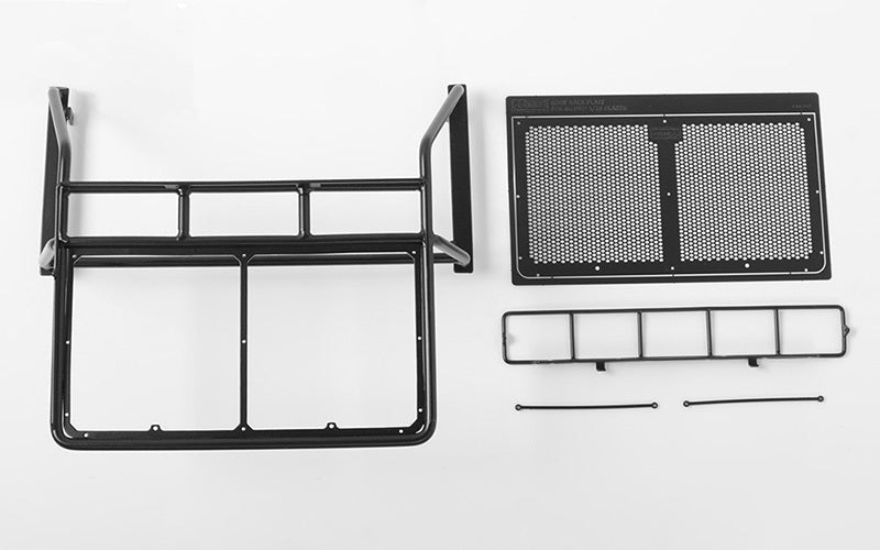 VVV-C0357 Roof Rack, Rollbar, Light Bar Combo for RC4WD Chevy Blazer Body (Black) RC 4WD