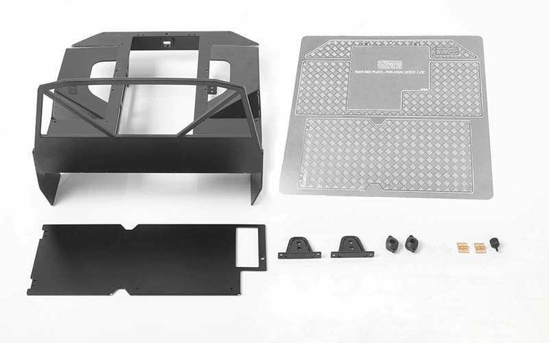 VVV-C0380 Metal Rear Bed for Mojave Body and Axial I & II (Style A) RC 4WD