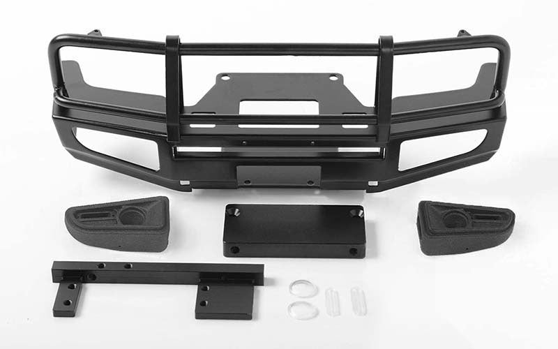 VVV-C0396 Trifecta Front Bumper for Land Cruiser LC70 Body (Black) RC 4WD