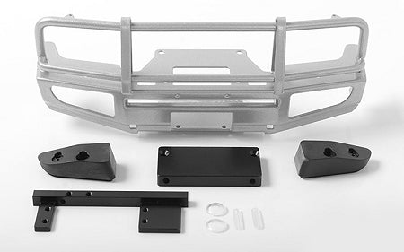 VVV-C0397 CCHAND Trifecta Front Bumper for Land Cruiser LC70 Body (Silver) RC 4WD