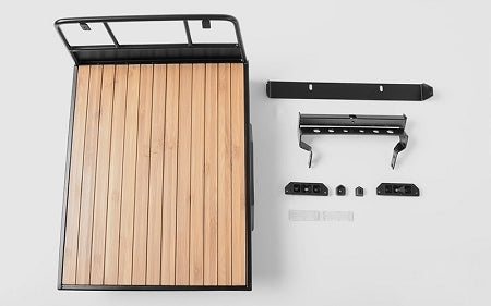 VVV-C0406 Wood Flatbed for RC4WD TF2 LWB Toyota LC70 RC 4WD