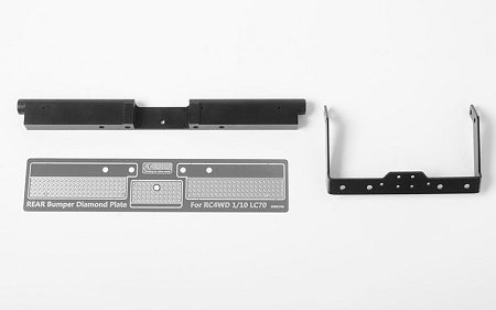 VVV-C0414 Trifecta Rear Bumper for Land Cruiser LC70 Body RC 4WD