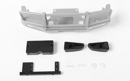 VVV-C0423 Trifecta Front Bumper for Mojave II 2/4 Door Body Set (Silver) RC 4WD