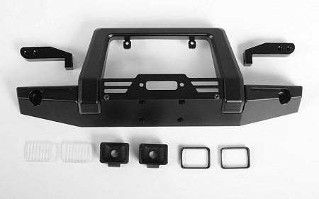 VVV-C0450 Pawn Metal Front Bumper w/Lights for Traxxas TRX-4 RC 4WD