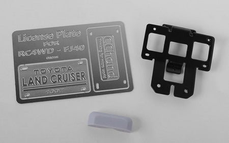 VVV-C0464 Rear License Plate System for RC4WD G2 Cruiser RC 4WD