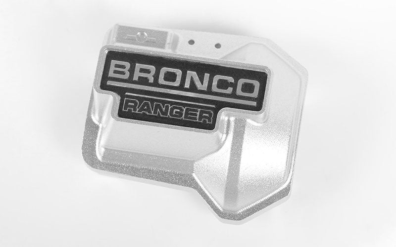 VVV-C0481 Aluminum Diff Cover for Traxxas TRX-4 '79 Bronco Ranger XLT (Silver) RC 4WD