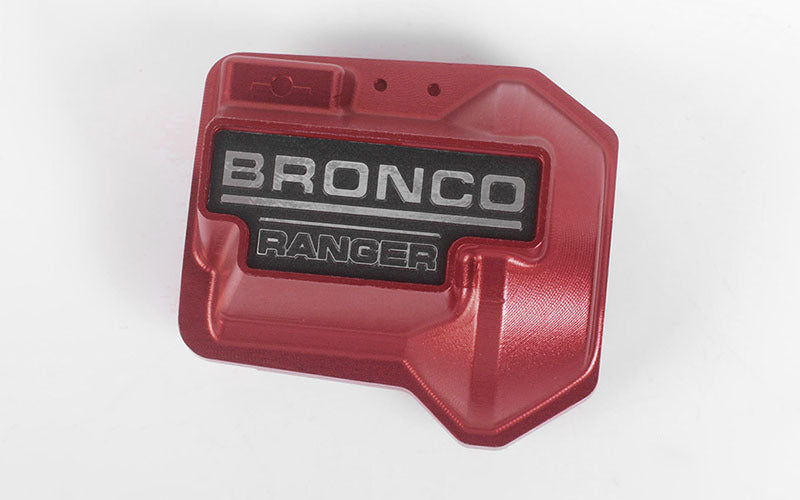 VVV-C0483 Aluminum Diff Cover for Traxxas TRX-4 '79 Bronco Ranger XLT (Red) RC 4WD