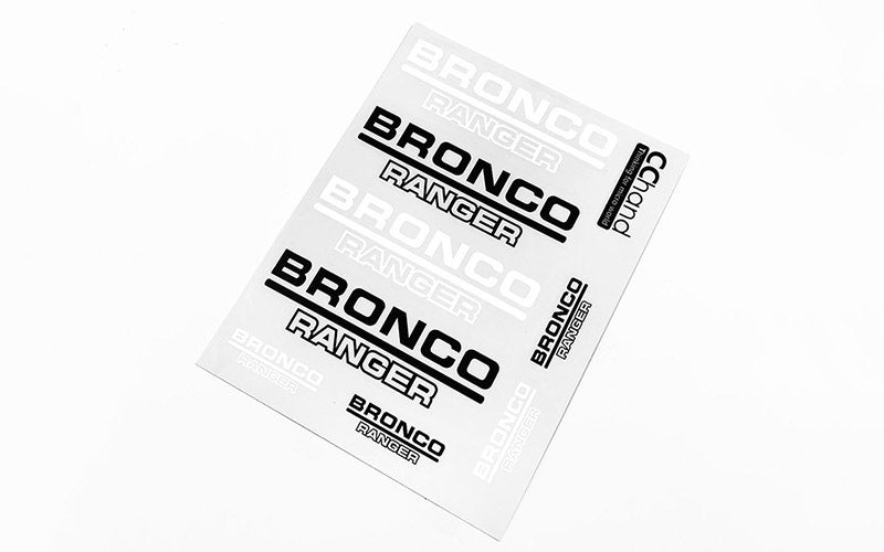 VVV-C0492 Body Decals for Traxxas TRX-4 '79 Bronco Ranger XLT (Style A) RC 4WD