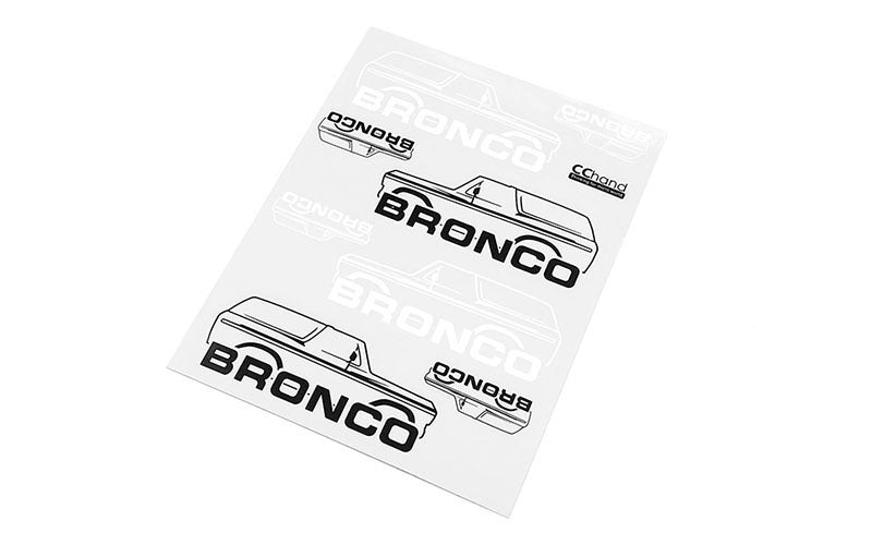 VVV-C0493 Body Decals for Traxxas TRX-4 '79 Bronco Ranger XLT (Style B) RC 4WD