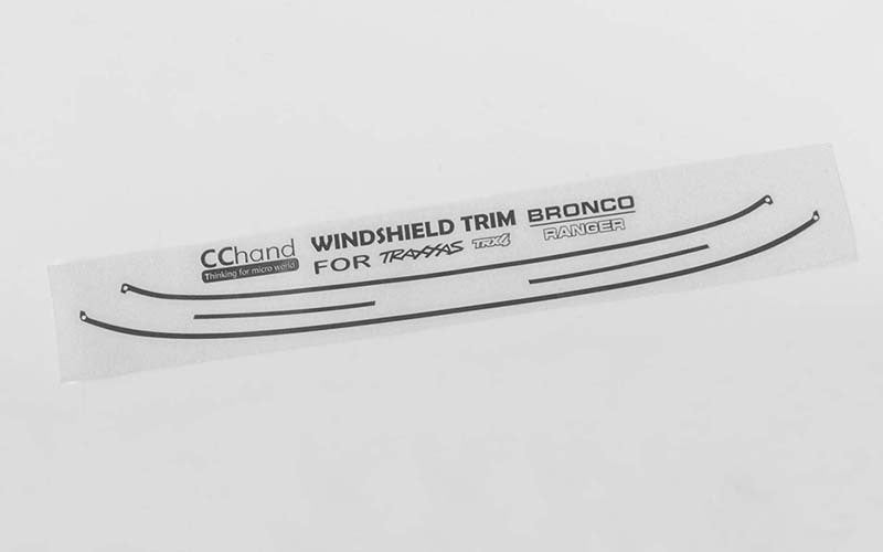 VVV-C0497 Windshield Trim for Traxxas TRX-4 '79 Bronco Ranger XLT RC 4WD