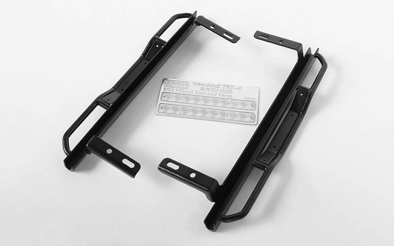 VVV-C0514 Ranch Side Step Sliders for Traxxas TRX-4 '79 Bronco Ranger XLT (Black) RC 4WD